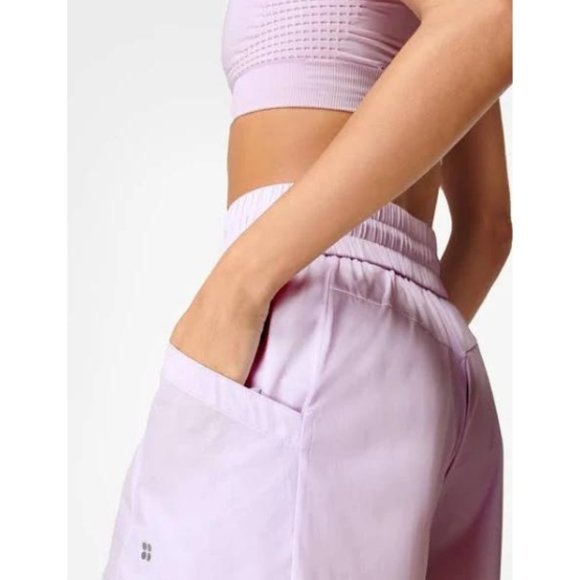 Sweaty Betty NWT Mist Flower Purple Circuit 2 Fitness Workout Shorts, XLarge - Picture 4 of 7